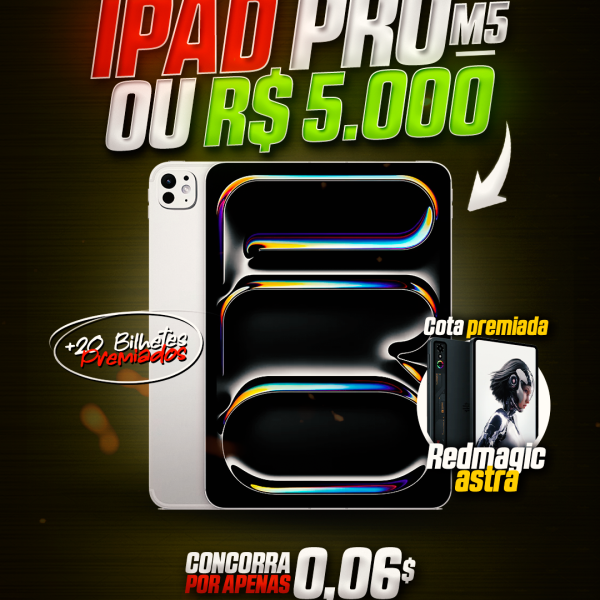 IPAD PRO M5 OU 5K + REDMAGIC ASTRA